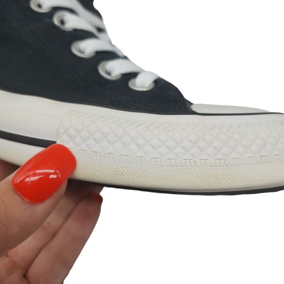 Converse All Star Mens 10 Black Blue Turquoise Low Tops Grunge Punk Hipster - Picture 11 of 16